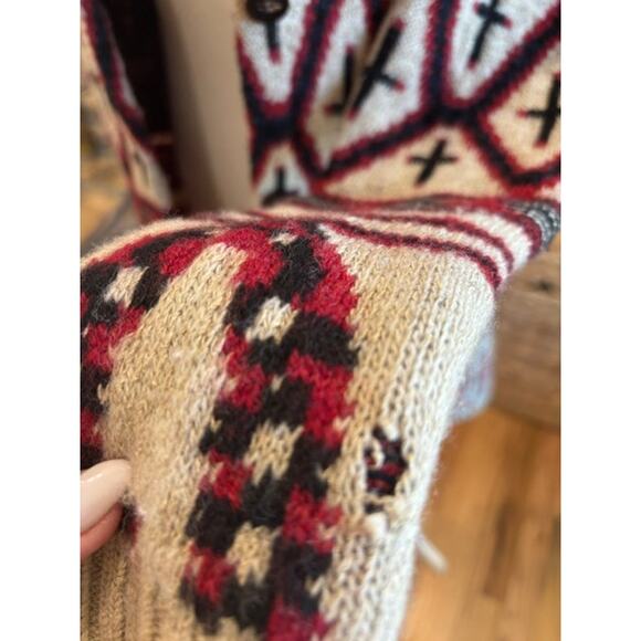 Ralph Lauren Southwestern Wool Cardigan Sweater Size Small - Picture 5 of 12